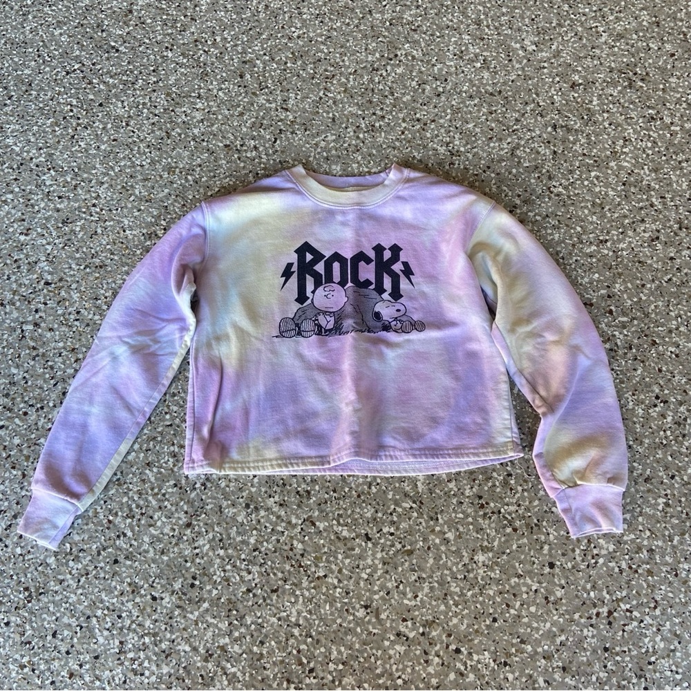 Peanuts Tie Dye Sweatshirt Size XS